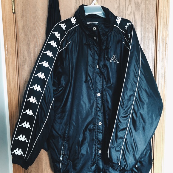 black kappa windbreaker